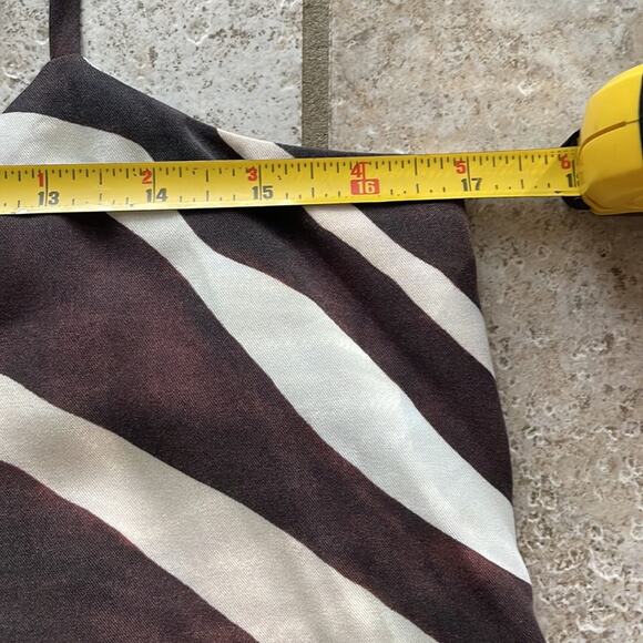 Mara Hoffman Zebra Tank Top Cream Brown Multi - Picture 14 of 16